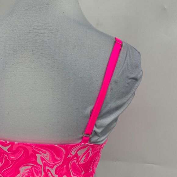 Pink Victorias Secret Bra Womens M Medium Pink Plunge Wireless Push Up Bralette - Picture 8 of 15